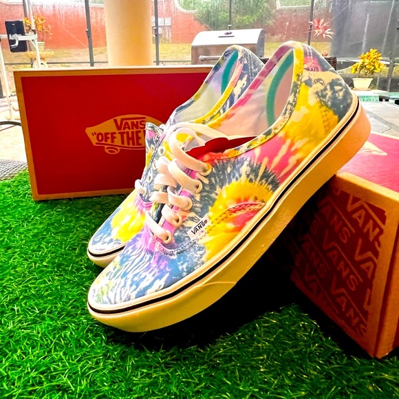 VANS COMFYCUSH AUTHENT TIE DYE - Picture 2 of 12